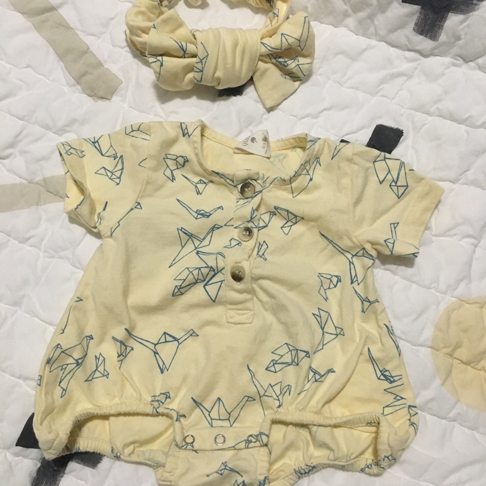 Kate Quinn paper cranes bubble henley + headband